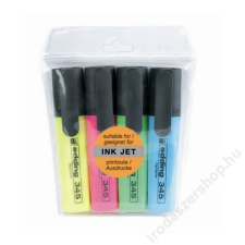 EDDING Szövegkiemelő készlet, 2-5 mm, EDDING 345, 4 külnböző szín (TED3450V4) filctoll, marker