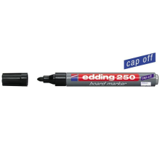 EDDING Tábla- és flipchart marker, 1-3 mm, kúpos, EDDING "250", fekete filctoll, marker