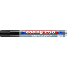 EDDING Tábla- és flipchart marker, 1-3 mm, kúpos, EDDING &quot;250&quot;, fekete filctoll, marker