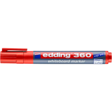 EDDING Tábla- és flipchart marker, 1,5-3 mm, kúpos, EDDING &quot;360&quot;, piros filctoll, marker