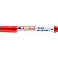 EDDING Textilmarker, 2-3 mm, kúpos, EDDING &quot;4500&quot;, piros filctoll, marker