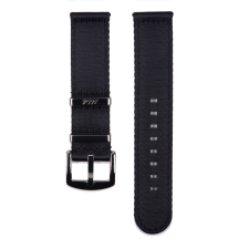 Edelwolle prémium kétrészes Nato óraszíj, fekete, 18mm óraszíj