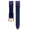  Edelwolle szilikon óraszíj, kék, 20mm