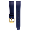  Edelwolle szilikon óraszíj, kék, 24mm