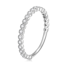 EdenBoutique Crystal Dots 7 ezüst gyűrű gyűrű