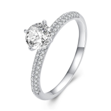 EdenBoutique Eljegyzési Shiny Crystal 7 ezüst gyűrű gyűrű