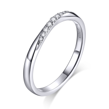 EdenBoutique Ezüst gyűrű Dazzling Crystal Ring 6 gyűrű