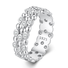 EdenBoutique Ezüst gyűrű Ezüst kristálybuborék 7 gyűrű