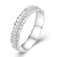 EdenBoutique Ezüst vékony szalag ezüst gyűrű gyűrű