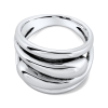 EdenBoutique Two Loops ezüst gyűrű 8