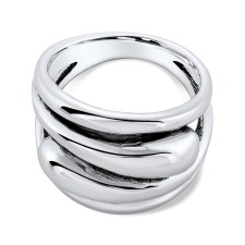 EdenBoutique Two Loops ezüst gyűrű 9 gyűrű