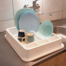  Edényszárító fehér konyhai eszköz