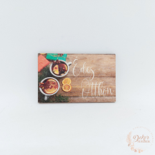  Édes otthon - forraltboros fa tábla dekorációs kellék