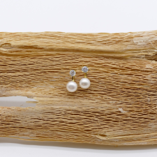  Édesvízi gyöngy fülbevaló fülbevaló