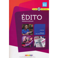 ÉDITO B2 3E LIVRE+CD+DVD nyelvkönyv, szótár