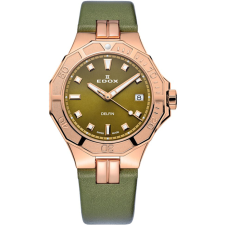 Edox 53020-37RC-VR Delfin Diver Ladies Watch 38mm 20ATM, karóra