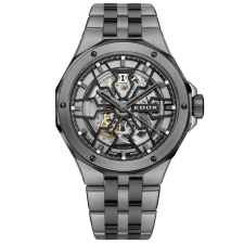 Edox Delfin Mecano Skeleton 85303-357GNM-NGN Férfi Karóra karóra