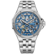 EDOX Delfin Mecano Skeleton 85303-3M-BUIGB karóra