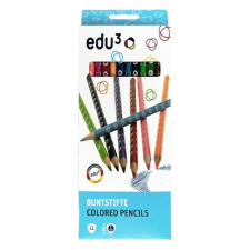 EDU3 Színes ceruza edu3 háromszögletű 12 darabos 1201012 színes ceruza