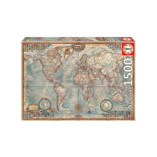 Educa 1500 db-os puzzle - Politikai világtérkép (16005) puzzle, kirakós