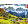 Educa 2000 db-os Puzzle - Ősz A Dolomitoknál 19566 (80-19566)
