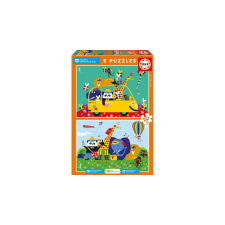 Educa 2 x 20 db-os puzzle - Állatok, Julien Chung (17725) puzzle, kirakós