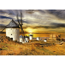 Educa puzzle alkonyat Spanyolországban: szélmalmok, Consuegra 1500 darab puzzle, kirakós