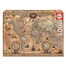 Educa Puzzle Educa Világtérkép (1000 pcs) puzzle, kirakós