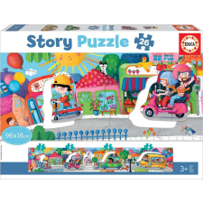 Educa városi közlekedés panoráma puzzle gyerekeknek puzzle, kirakós