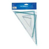 Educa Vonalzókészlet EDUCA háromszög 18 cm 2 db ( 45°/60° ) közepes, bliszteres