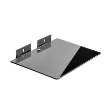  Edzett üveg set-top box tartó fali konzol - 20x28 cm tv állvány és fali konzol