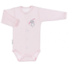 EEVI Hosszú Ujjú Body -Rózsaszín Nyuszis - 56