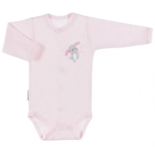 EEVI Hosszú Ujjú Body -Rózsaszín Nyuszis - 56 kombidressz, body