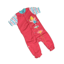 EEVI Nyári Pamut Ragdalozó - Rózsaszín/Menta Tündéres 68 rugdalózó