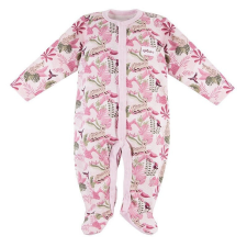 EEVI Pamut Ujjas Rugdalózó - Rózsaszín Szafaris 68 rugdalózó