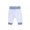 EEVI Plüss bébi nadrág, lábfejnélküli - Kék 56