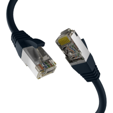 EFB CAT8.1 SCHWARZ 2m RJ45 PATCHKABEL S/FTP PIMF (EC020200303) kábel és adapter