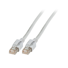EFB DCK1001GR S/FTP CAT6a Patch kábel 0,5m - Szürke kábel és adapter