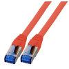 EFB Elektronik K5525FRT.0,5 hálózati kábel Vörös 0,5 M Cat6a S/FTP (S-STP)