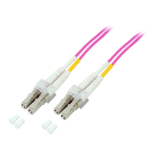 EFB O0319.2 optikai patch kábel LC Duplex 2m - Lila kábel és adapter