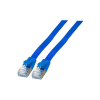 EFB RJ45 Flachpatchkabel U/FTP, Cat.6A, PVC, 1,5m, blau (K5545BL.1,5)