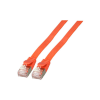 EFB RJ45 Flachpatchkabel U/FTP, Cat.6A, PVC, 1,5m, rot (K5545RT.1,5)