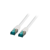 EFB RJ45 Patchkabel S/FTP, Cat.6A, LSZH, 0,15m, weiß (MK6001.0,15W)