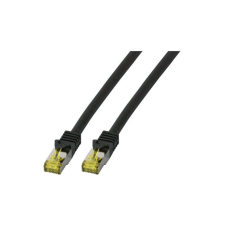 EFB RJ45 Patchkabel S/FTP,Cat.6A,LSZH,7,5m,schwarz (MK7001.7,5B) kábel és adapter