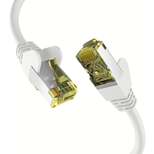 EFB S/FTP CAT6A Patch kábel 15m - Fehér kábel és adapter