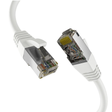 EFB S/FTP CAT8.1 Patch kábel 0.5m - Fehér kábel és adapter
