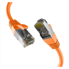 EFB S/FTP CAT8.1 Patch kábel 2m - Narancssárga kábel és adapter