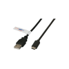 EFB USB2.0 Anschlusskabel A-C,St.-St.,1,0m,schwarz,Premium (K5258SW.1)