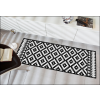 Efia GmbH Tabuk Black &amp; White 060x180 cm szennyfogó szőnyeg