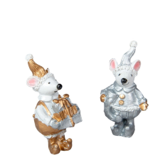  Egér poly 7cm 2 db-os csomag dekorációs kellék